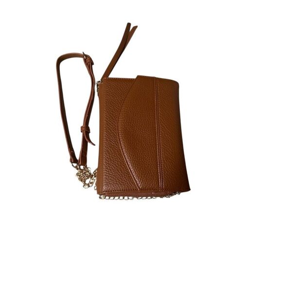 Urban Expressions Katrina Women's Brown Crossbody Bag Adjustable Strap - Picture 1 of 6